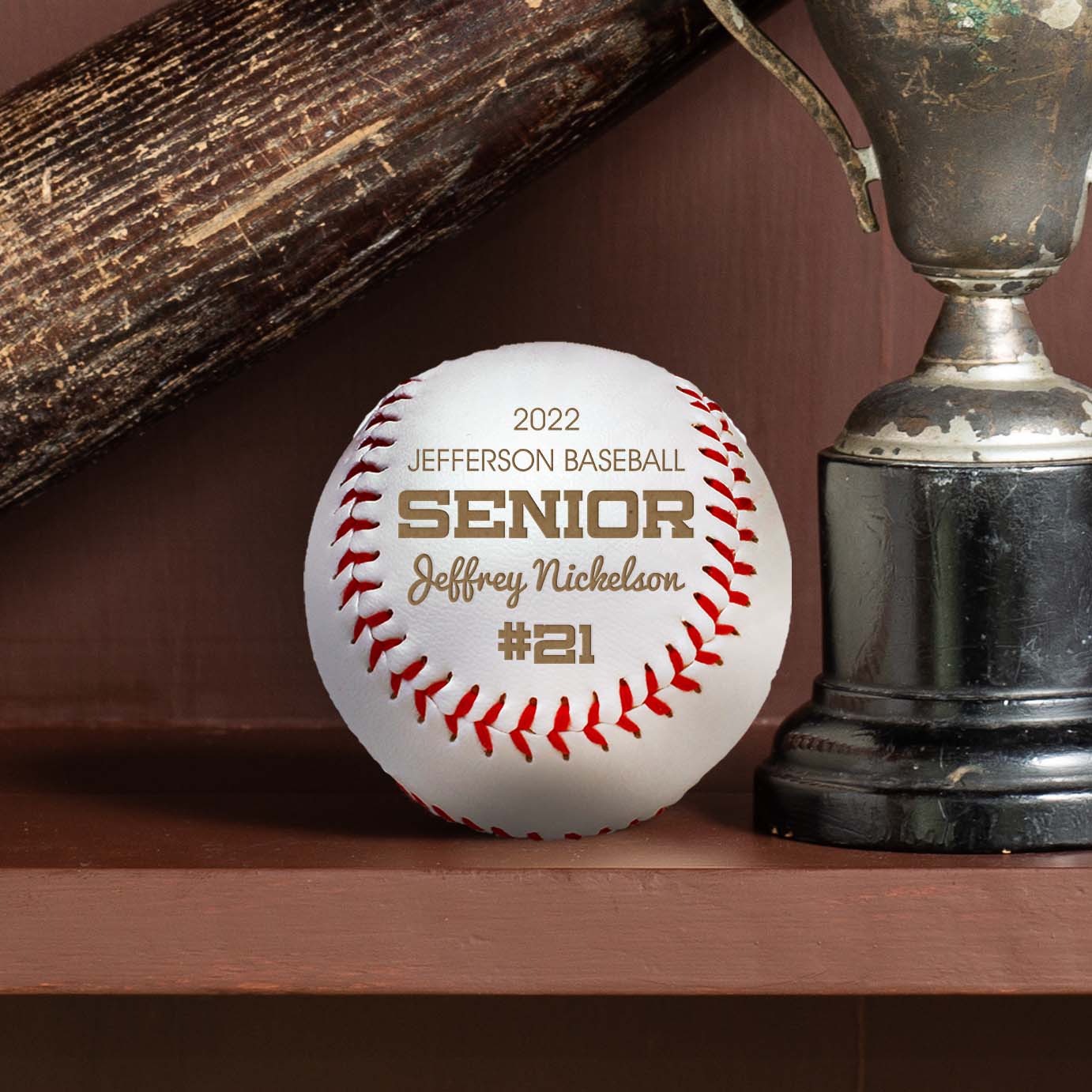 Personalized Leather Baseballs | Parker