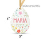 Personalized Easter Basket Name Tag | Strawberry
