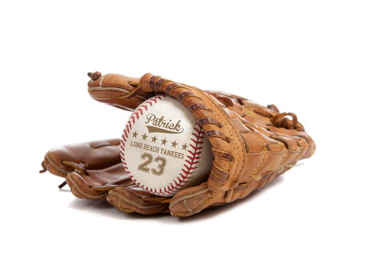 Personalized Leather Baseballs | Brayden