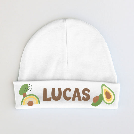 Personalized Baby Beanie | Avocado