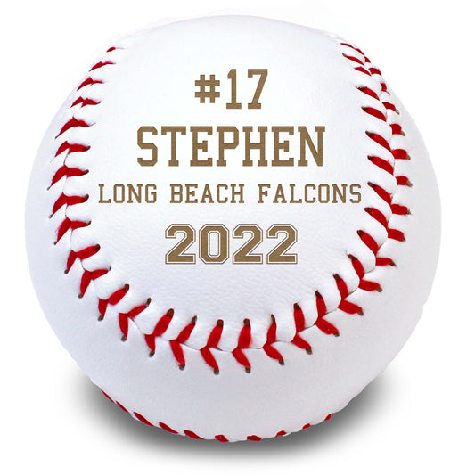 Personalized Leather Baseballs | Stephen