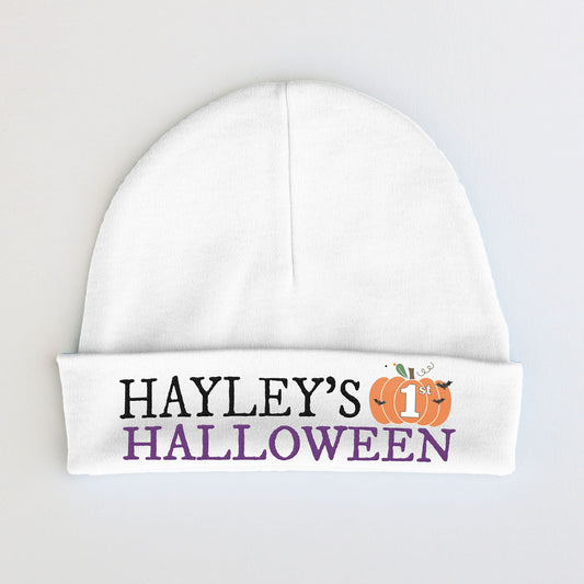 Personalized Baby Beanie | First Halloween