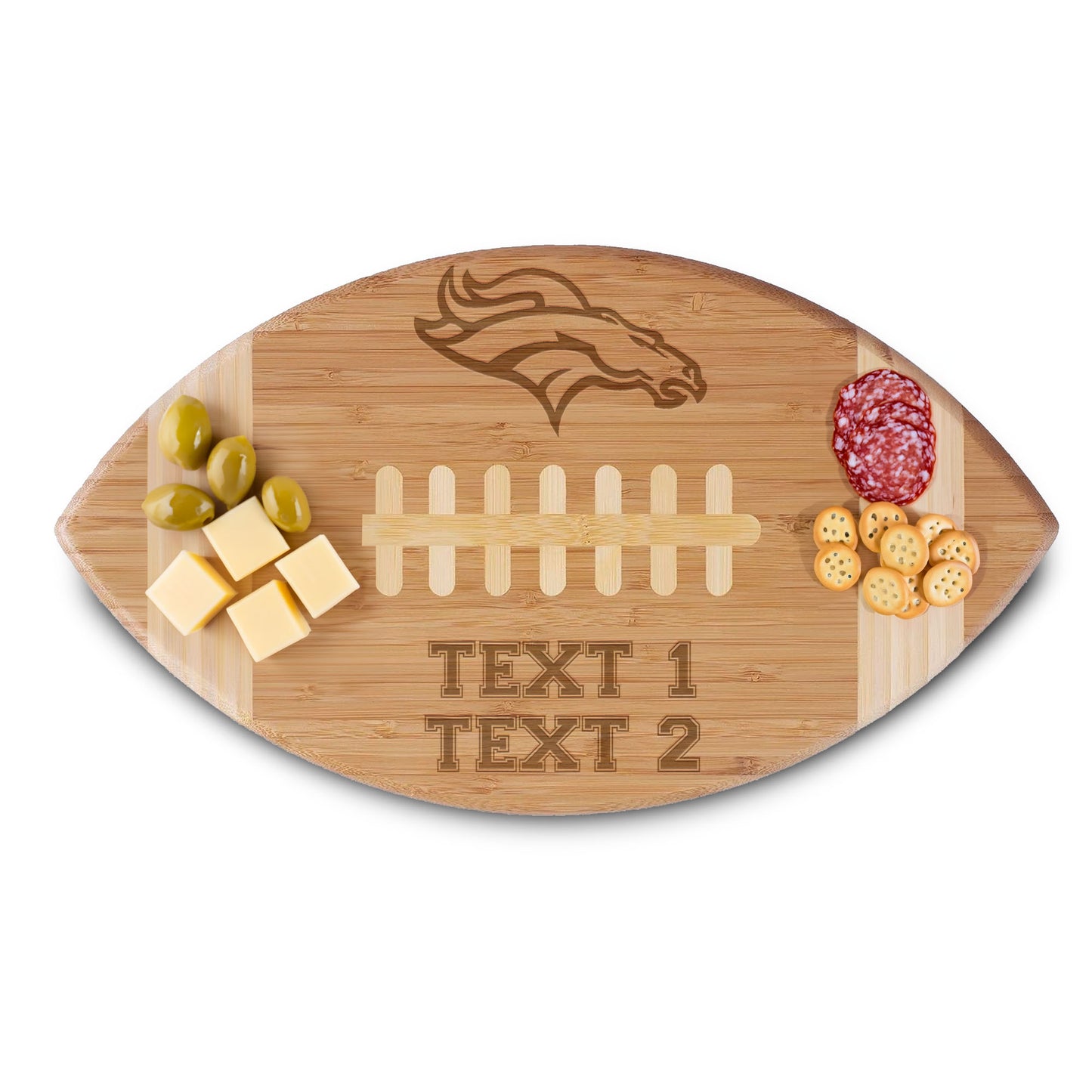 Personalized Football Cutting Board | NFL Team Logo