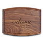 Personalized Cutting Board | Walnut Arch 12" x 9"