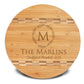 Personalized Cutting Board | Bamboo Round 12" x 12"