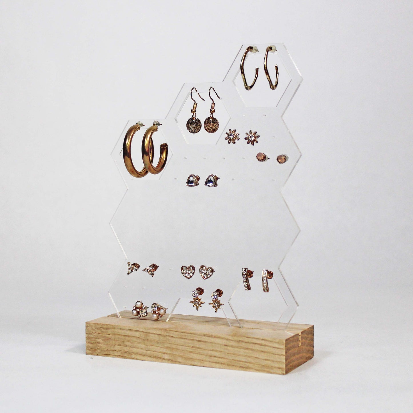 Personalized Jewelry Stands | Hexagon