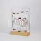 Personalized Jewelry Stands | Rectangle Hang Multi