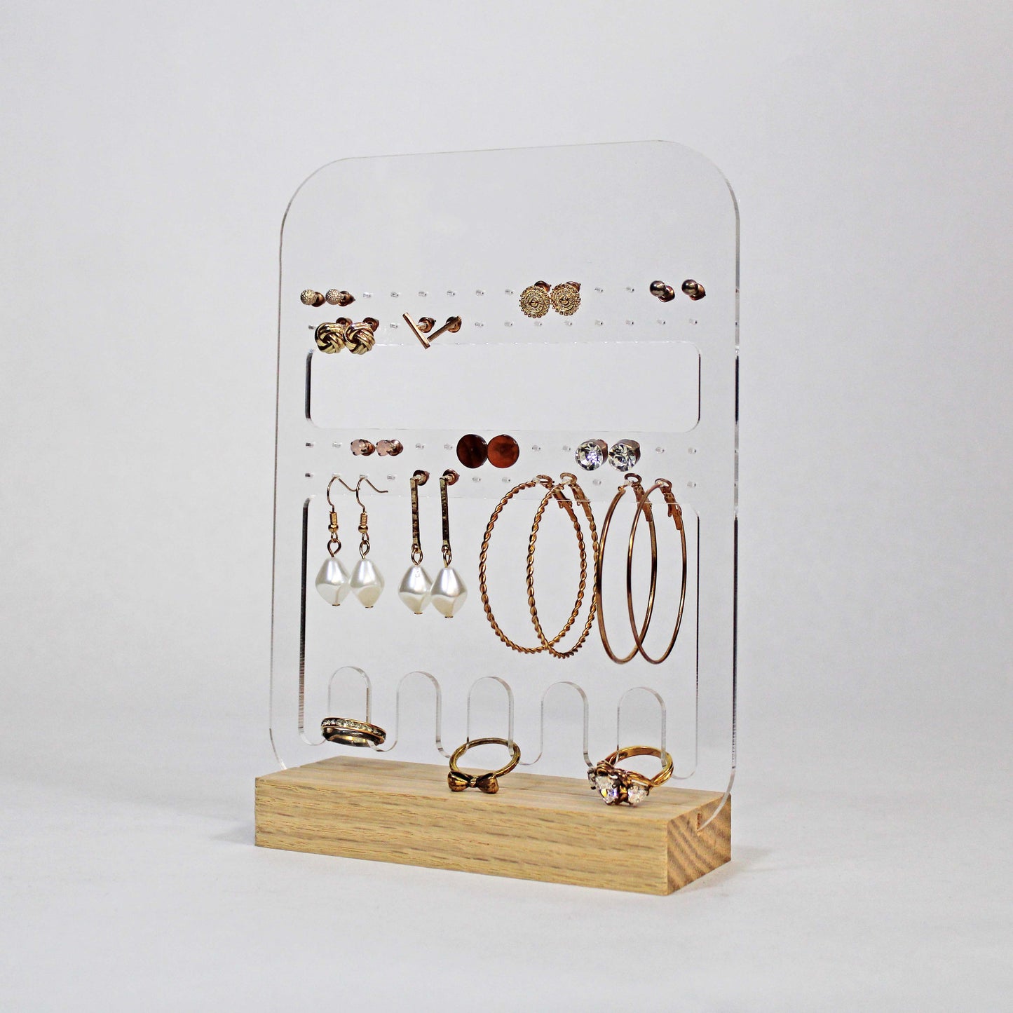 Personalized Jewelry Stands | Rectangle Hang Multi
