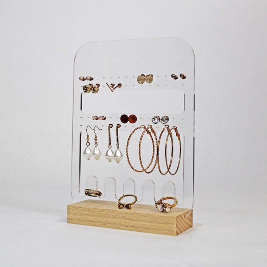 Personalized Jewelry Stands | Rectangle Hang Multi