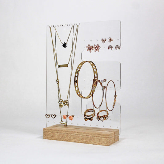Personalized Jewelry Stands | Rectangle Necklace Multi