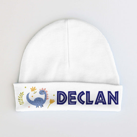 Personalized Baby Beanie | Dinosaur