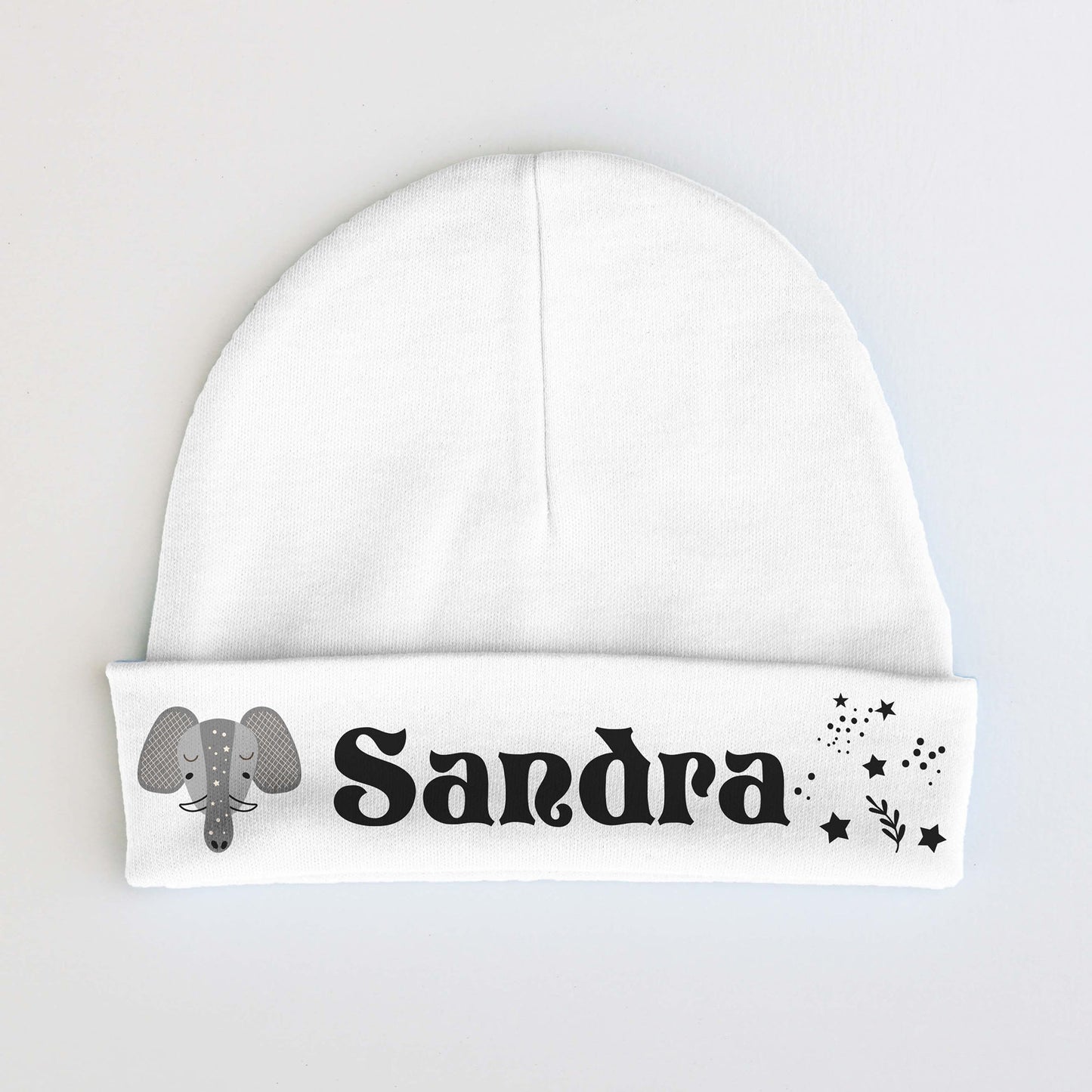 Personalized Baby Beanie | Elephant