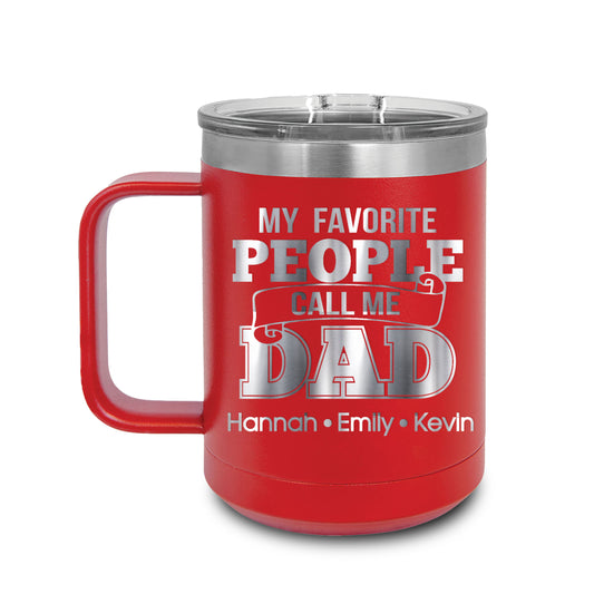 Metal Coffee Mugs | Favorite Dad