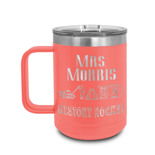 Metal Coffee Mugs | Teacher History