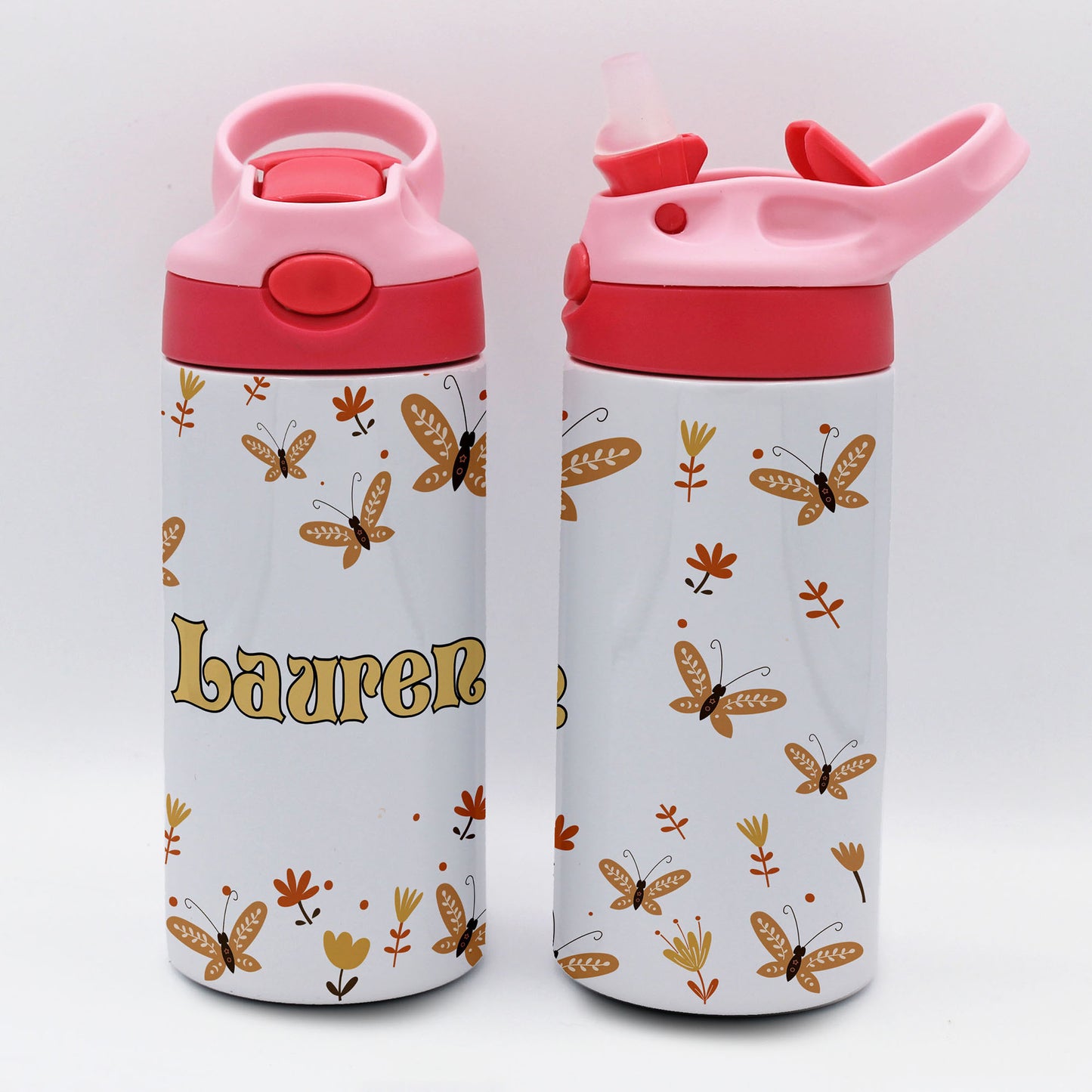 Personalized Kid's Water Bottle | Butterfly
