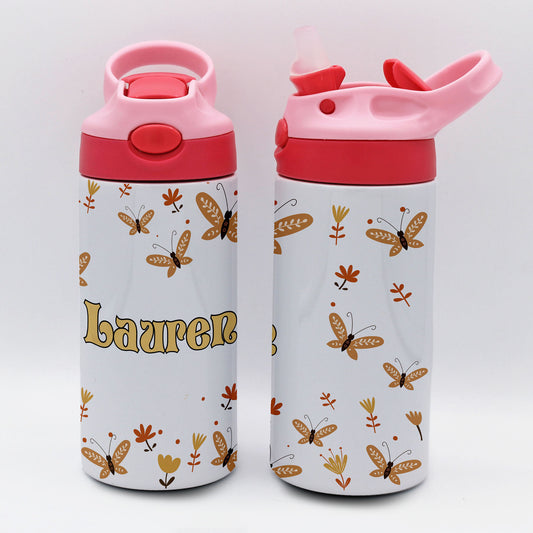 Personalized Kid's Water Bottle | Butterfly