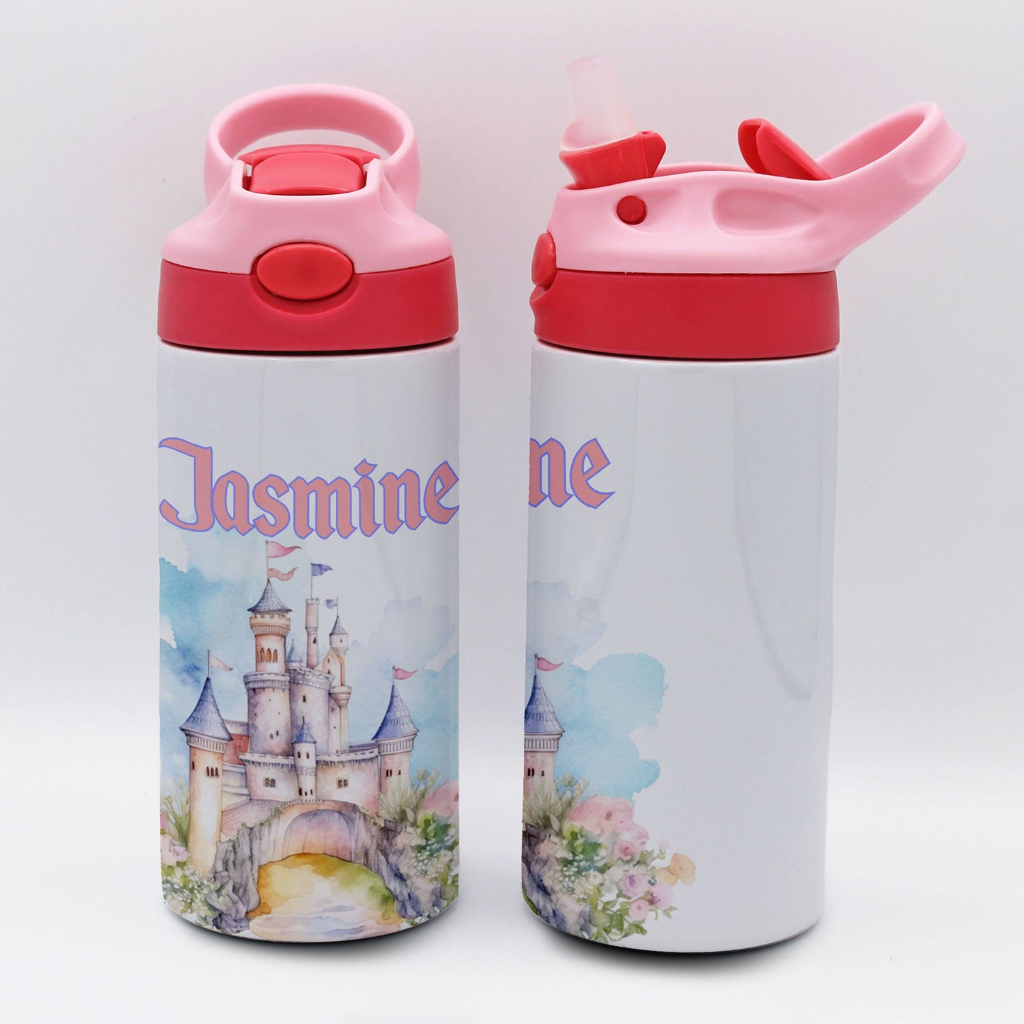 Personalized Kid's Water Bottle | Castle