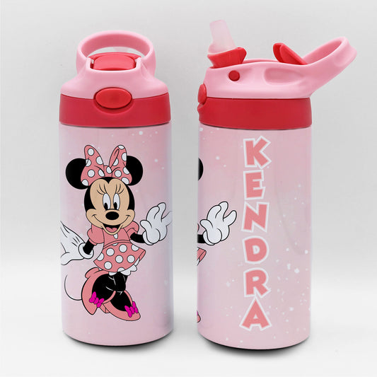 Personalized Kid's Water Bottle | Minnie Mouse