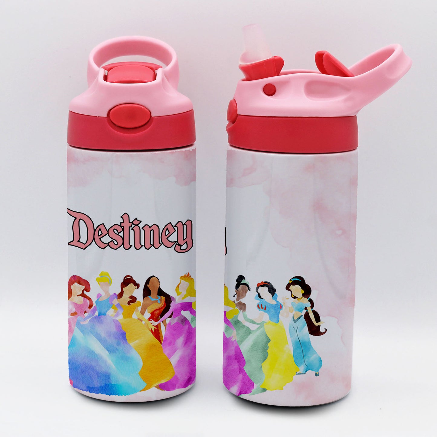 Personalized Kid's Water Bottle | Princesses