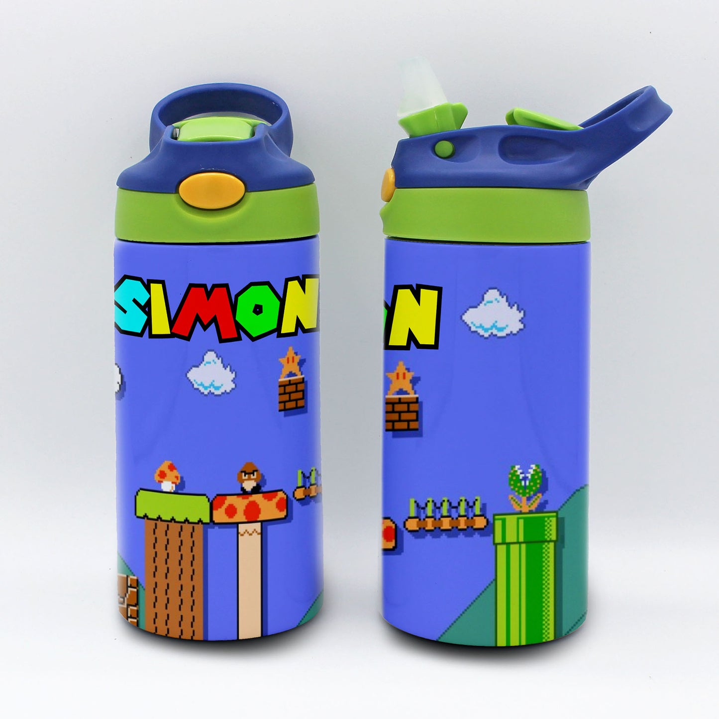 Personalized Kid's Water Bottle | Mario