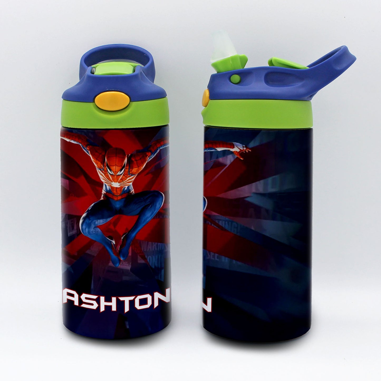 Personalized Kid's Water Bottle | Spiderman