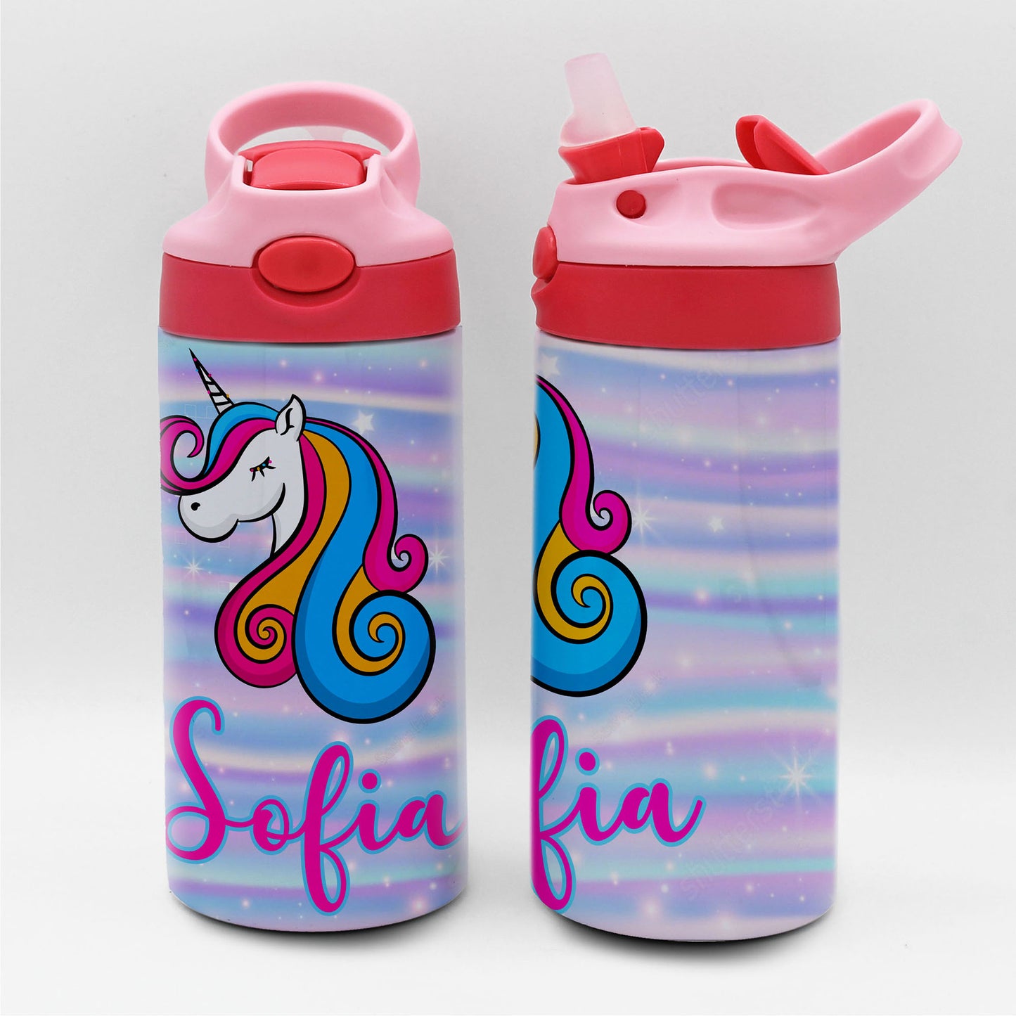 Personalized Kid's Water Bottle | Unicorn