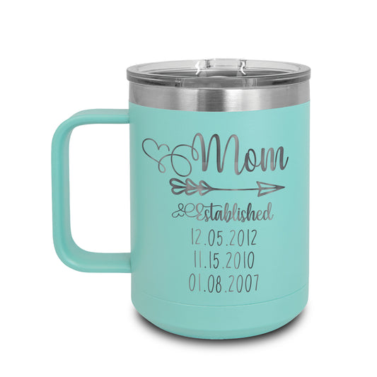 Metal Coffee Mugs | Mom Dates