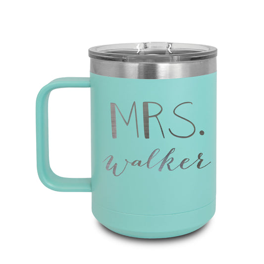 Metal Coffee Mugs | Mrs. Walker