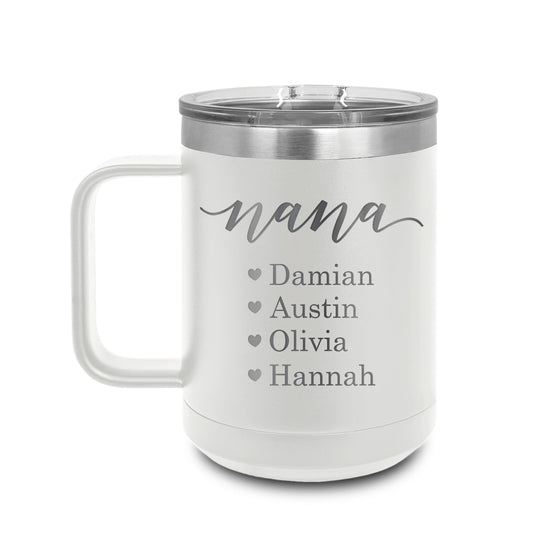 Metal Coffee Mugs | Nana Names