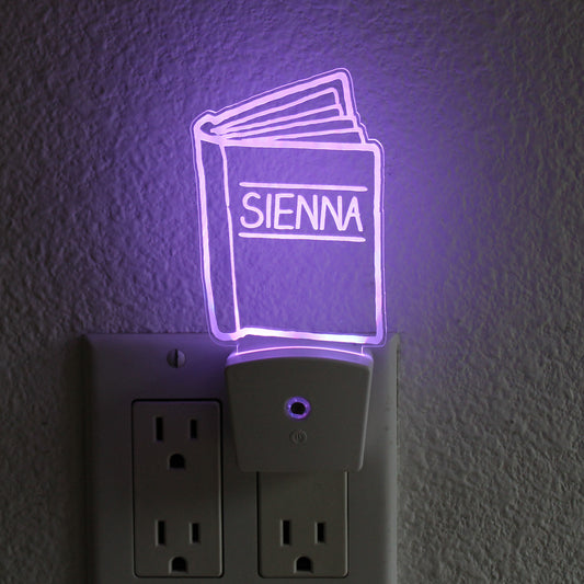 Kid's Night Light Wall Plug | Book