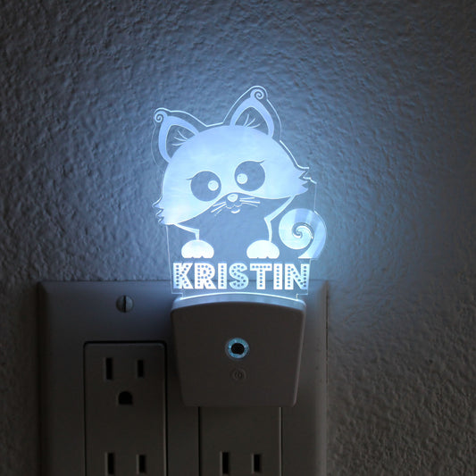 Kid's Night Light Wall Plug | Cat