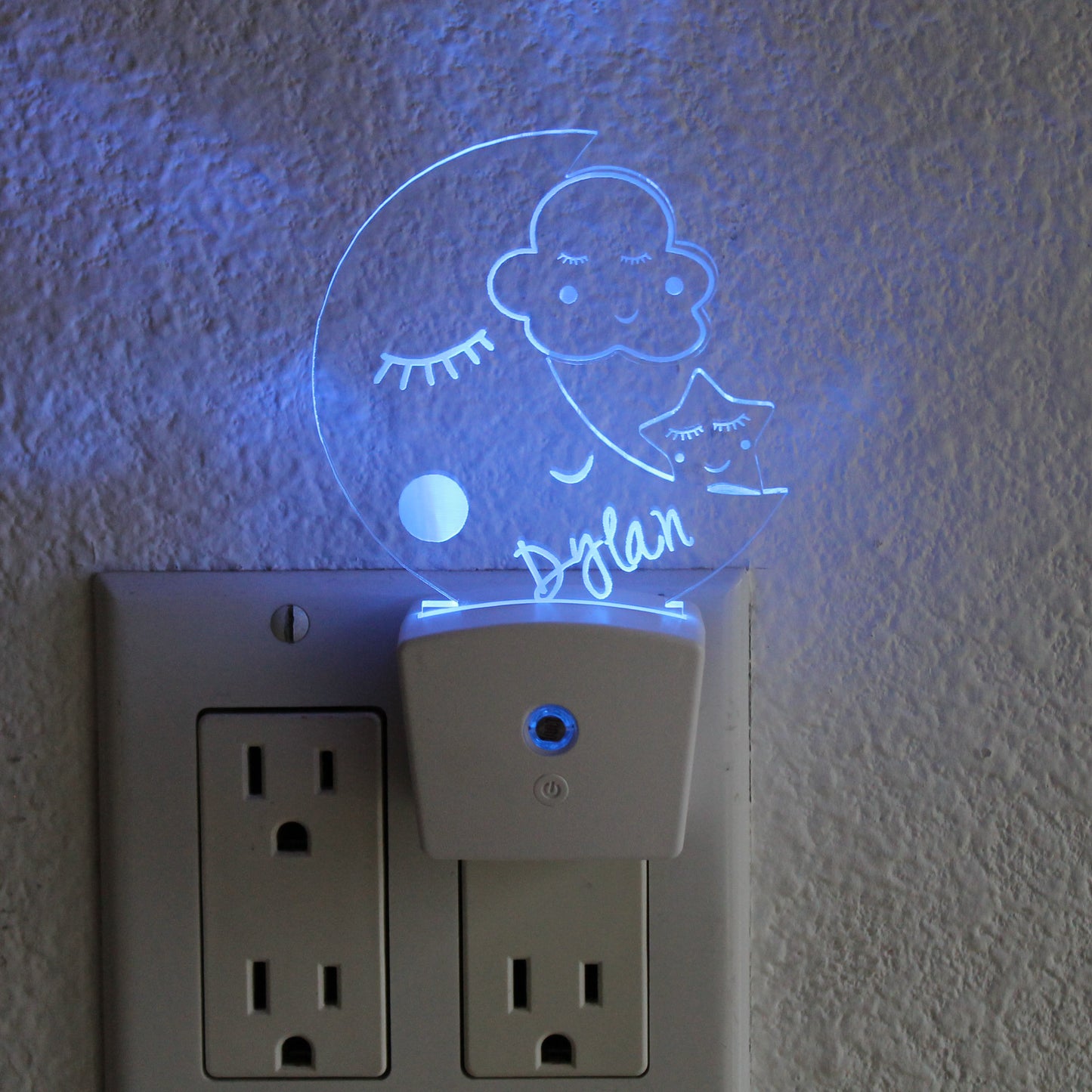 Kid's Night Light Wall Plug | Moon