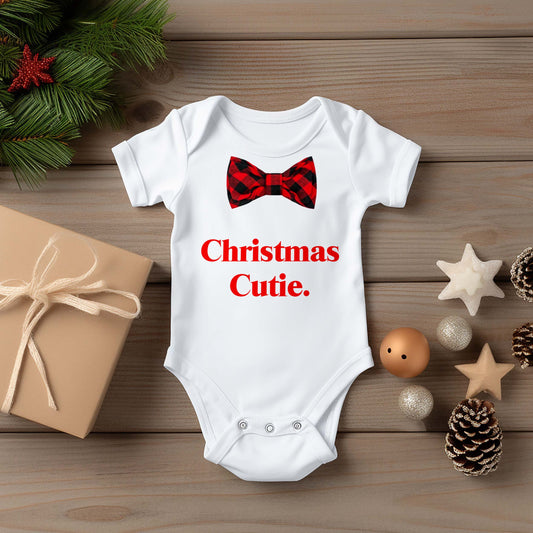 Personalized Christmas Onesies | Bow Tie
