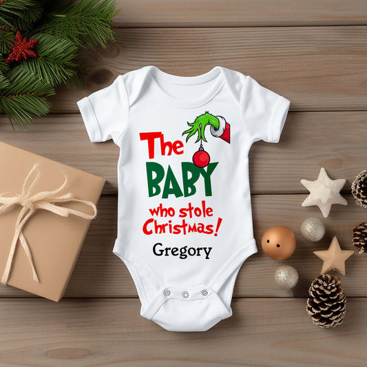 Personalized Christmas Onesies | Grinch