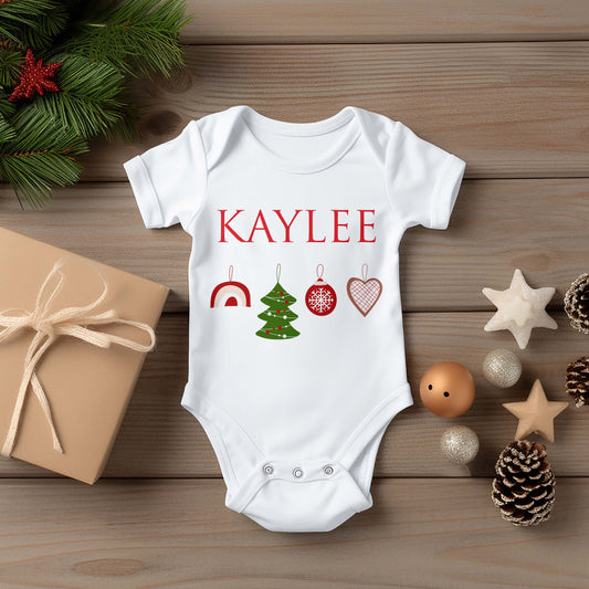 Personalized Christmas Onesies | Kaylee