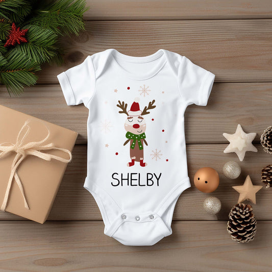 Personalized Christmas Onesies | Shelby