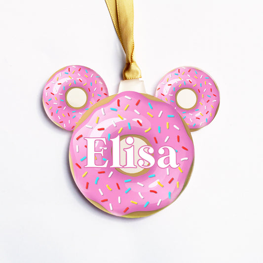 Acrylic Christmas Ornaments | Donut