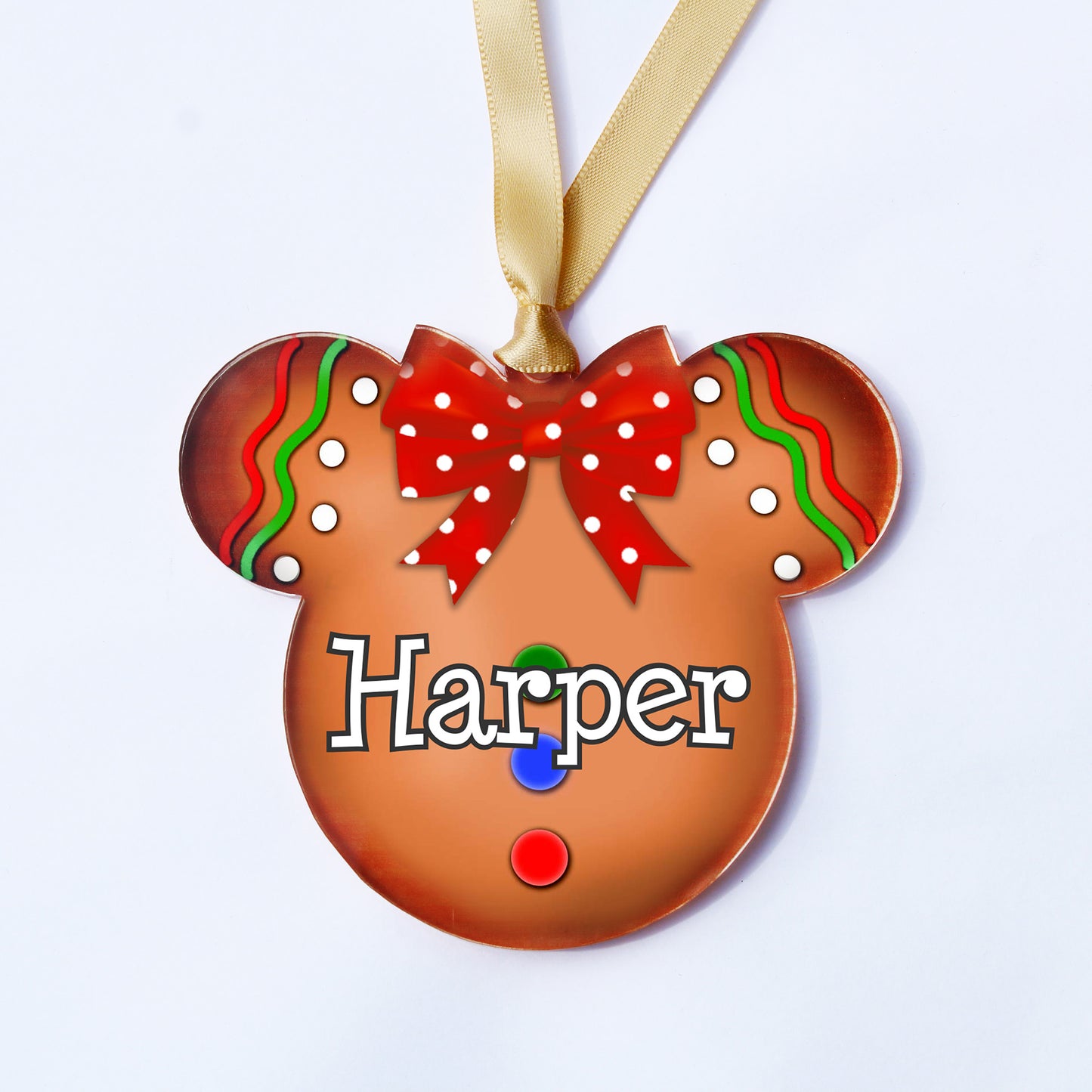 Acrylic Christmas Ornaments | Ginger Bread Girl