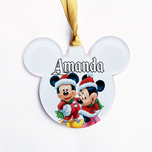 Acrylic Christmas Ornaments | Mouse Friends