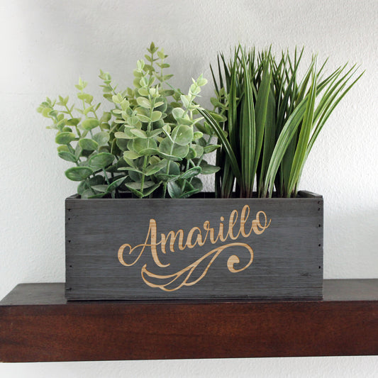 Wood Planter Box | Amarillo