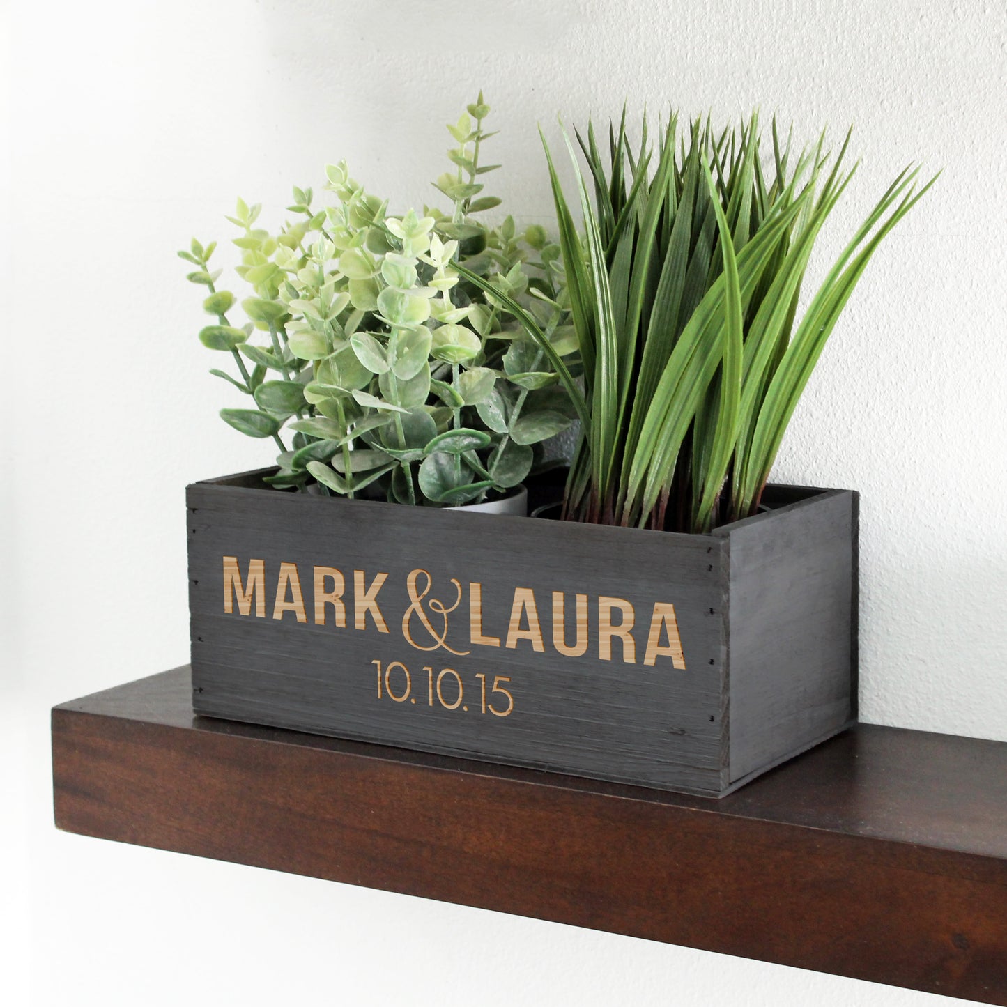 Wood Planter Box | Mark & Laura