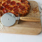 Personalized Wood Pizza Slicer | Nicholas