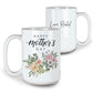 Coffee Mug 15 oz – Custom Print | Classic Floral