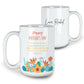Coffee Mug 15 oz – Custom Print | Flowers