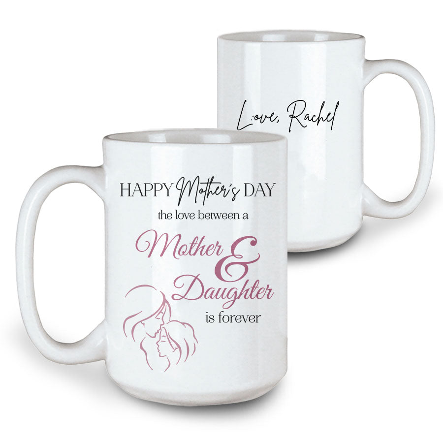 Coffee Mug 15 oz – Custom Print | Mother Daughter