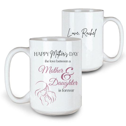 Coffee Mug 15 oz – Custom Print | Mother Daughter