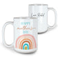 Coffee Mug 15 oz – Custom Print | Rainbow