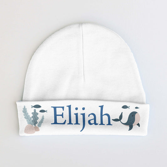 Personalized Baby Beanie | Whale
