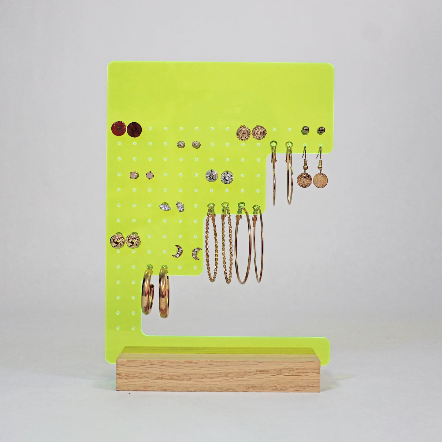 Personalized Jewelry Stands | Yellow Stepped