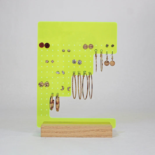 Personalized Jewelry Stands | Yellow Stepped